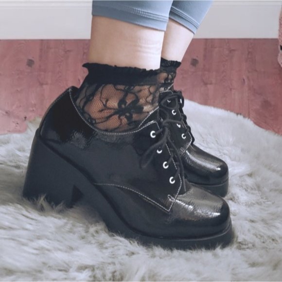 Patent Oxford Platform Lace Shoes- *New In Box* by Dirty Laundry - Picture 2 of 14
